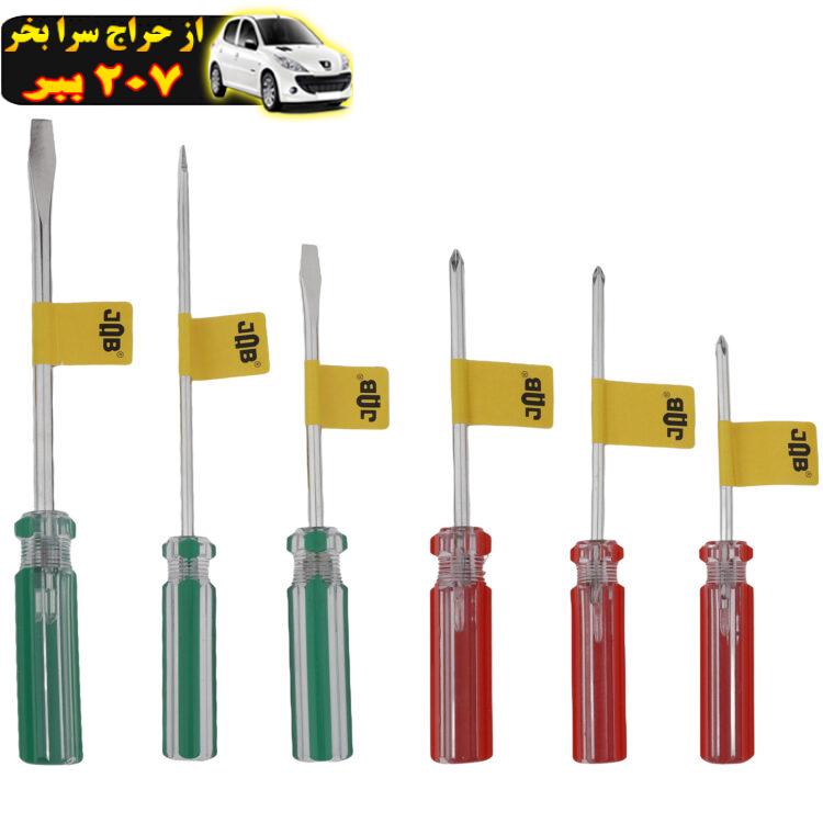 پیچ گوشتی جاب مدل JB-60099 RGE مجموعه 6 عددی