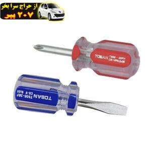 پیچ گوشتی مشتی توسن کد TSN-0369-022 مجموعه دو عددی