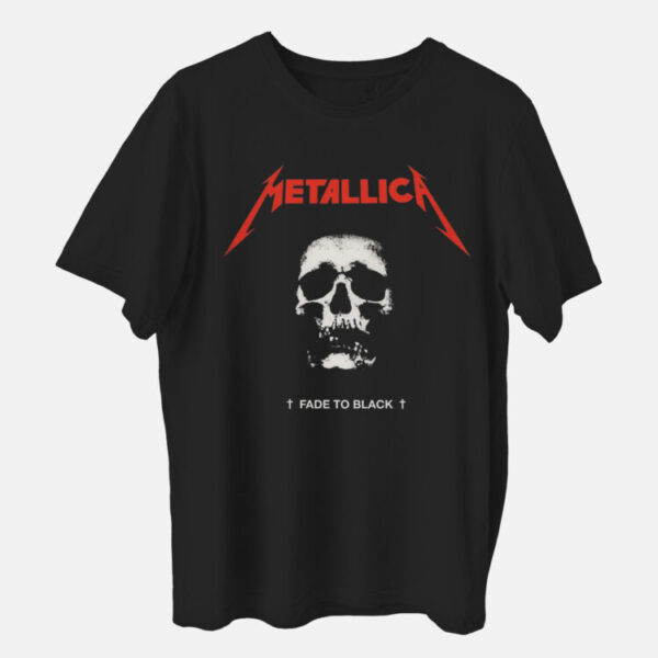 تی شرت آستین کوتاه مردانه مدل گنگ متالیکا metallica کد z191