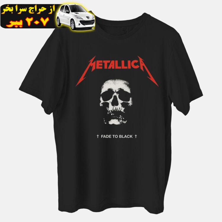 تی شرت آستین کوتاه مردانه مدل گنگ متالیکا metallica کد z191