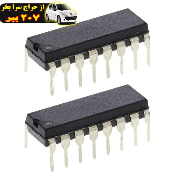 آی سی تقسیم کننده موتورولا مدل MC1 4017 BCP بسته 2 عددی