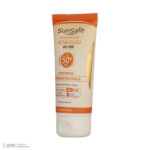 کرم ضد آفتاب بی رنگ سان سیف spf50 مدل ACNE-FLUID مناسب پوست مختلط حجم 50 میلی لیتر