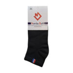جوراب ساق کوتاه مردانه نوین بافت طرح پرچم LK36 بسته 6 عددی