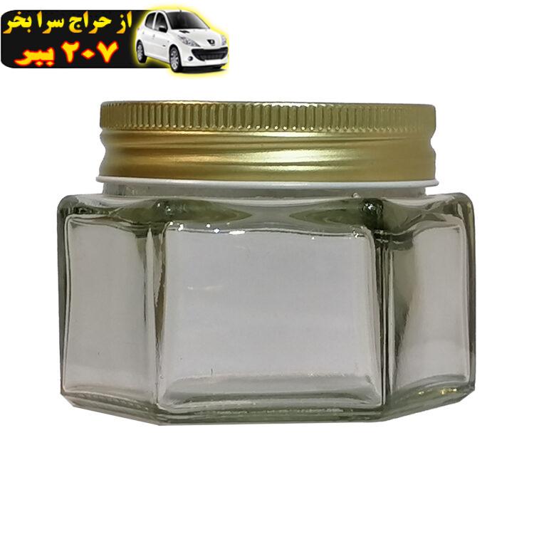 شیشه شمع استوانه ای شش ضلعی کد C90