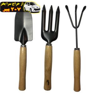 مجموعه 3 عددی چنگک و شنکش و بیلچه مدل SG4