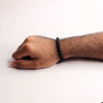دستبند مردانه گلسو مدل اونیکس مات