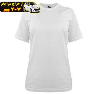 تی شرت آستین کوتاه زنانه مدل 04009424 رنگ سفید