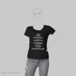 تی شرت زنانه طرح سریال فرندز کد 37