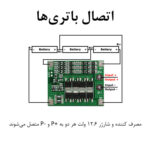 ماژول محافظ شارژ و دشارژ باتری لیتیومی مدل 3S-25A کد Ren-HX-FL25A