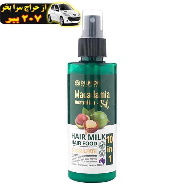 شیر مو دیلمون مدل Macadamia Hair Milk 10 In 1 حجم 150 میلی لیتر