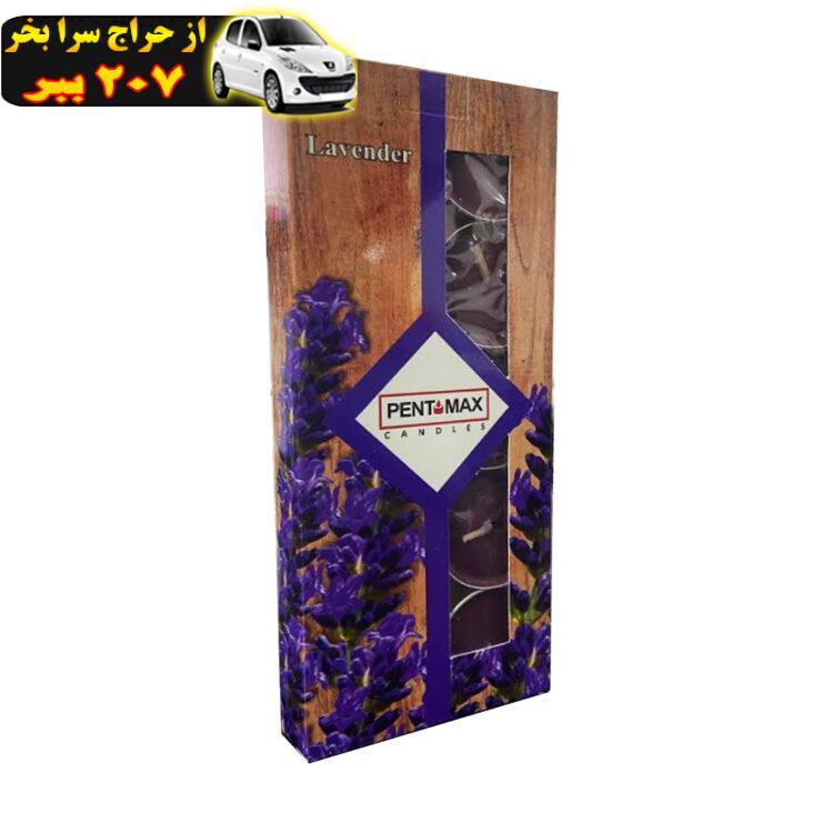 شمع معطر پنت مکس مدل اسطوخودوس Lav_10 بسته 10 عددی