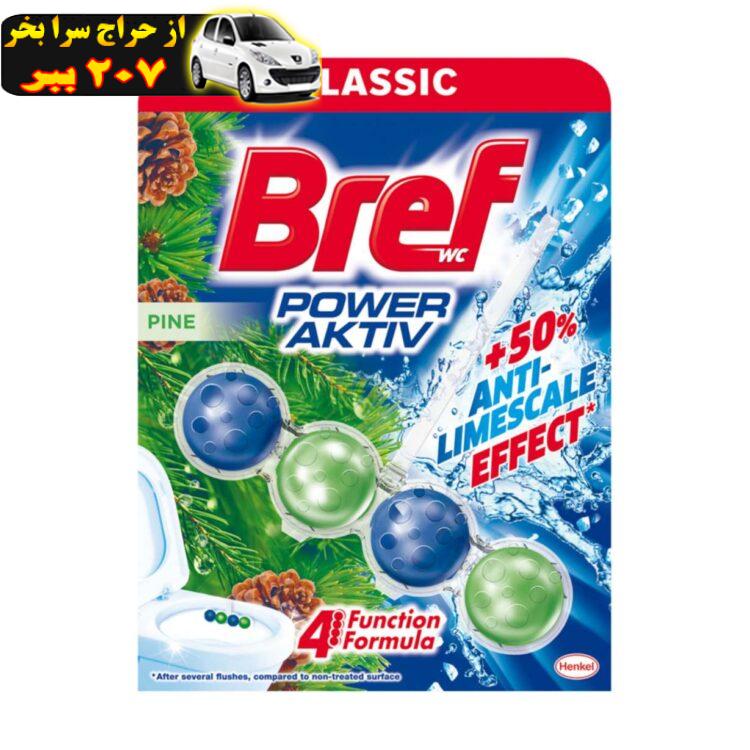 خوشبو کننده  توالت فرنگی برف مدل Power Active Pa Pine بسته 4 عددی