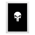 تابلو طرح اسکلت punisher skull کد t36