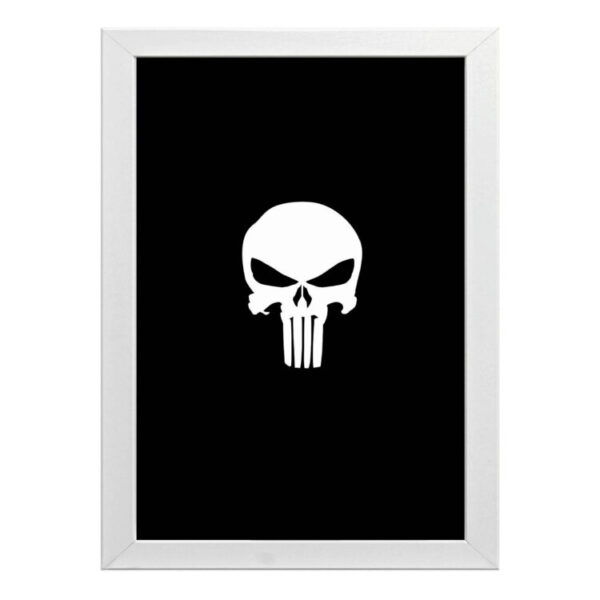 تابلو طرح اسکلت punisher skull کد t36