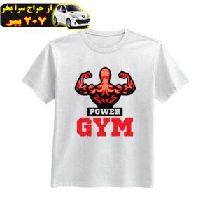 تی شرت آستین کوتاه طرح Power Gym کد 13481