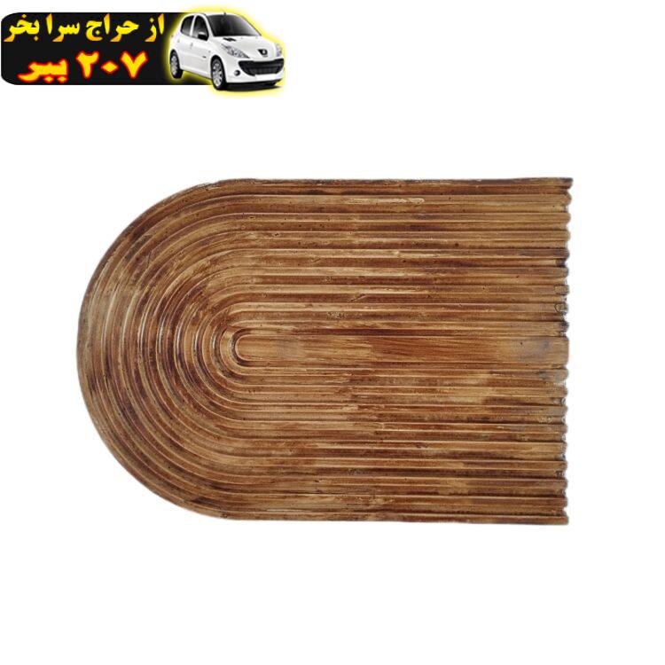 سینی طرح چوبی رنگین کمان B001