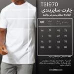 تی شرت ورزشی مردانه نوزده نودیک مدل TS1970 WW