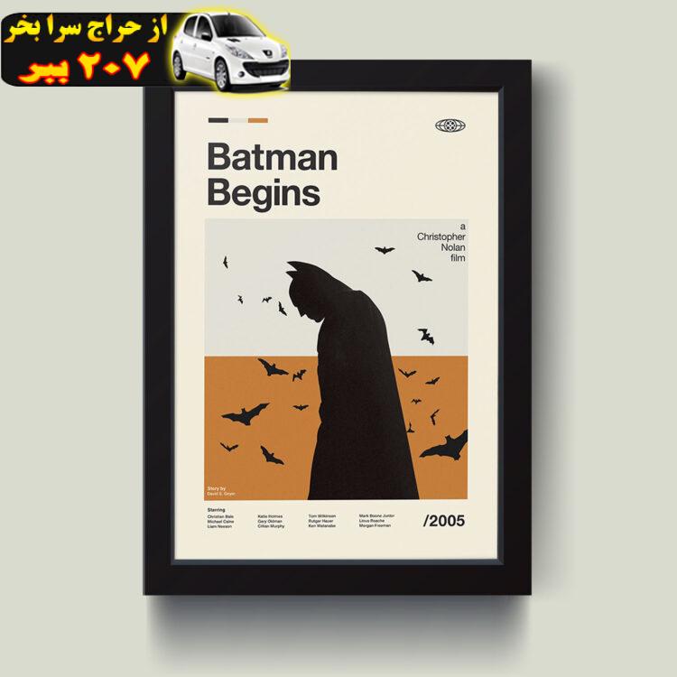 تابلو مدل Batman Begins کدm2535-w