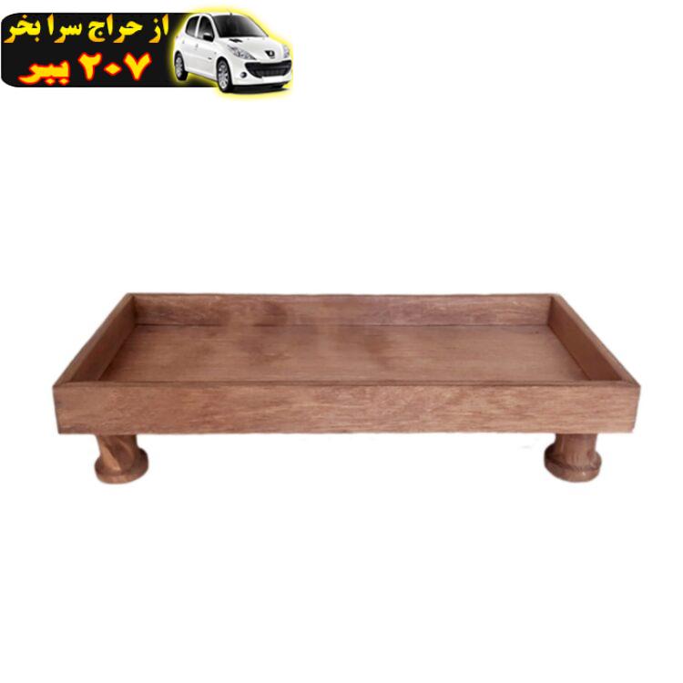 سینی سرو مدل رایزر رولتی طرح پلای‌وود کد PLyRol01