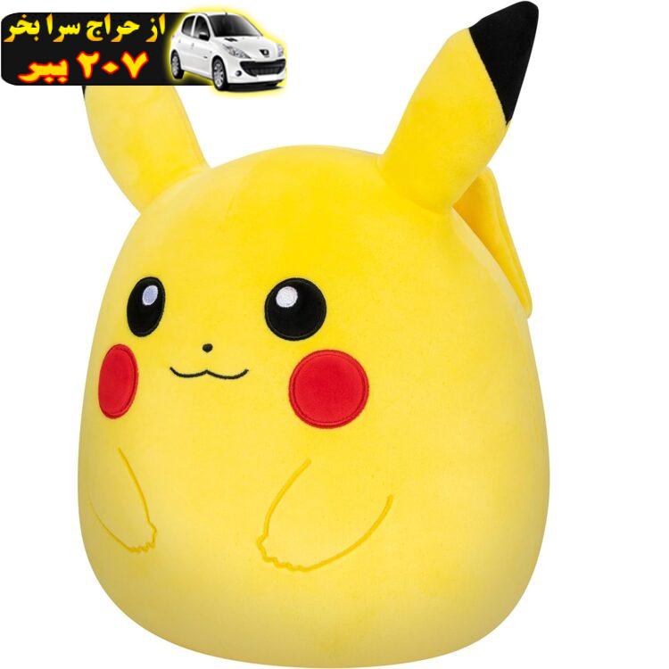 عروسک طرح پوکمون پیکاچو مدل PuffyFriends Pokemon Pikachu ارتفاع 34 سانتی‌متر