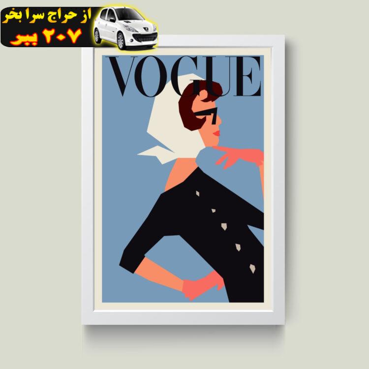 تابلو مدل مینیمال Vogue کدm50113