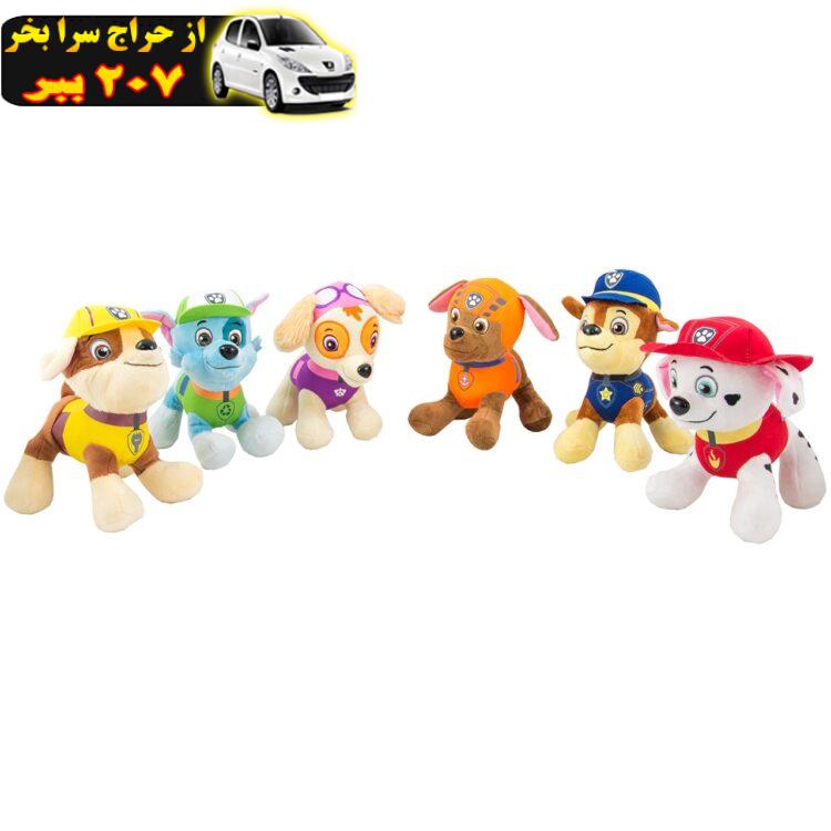 عروسک سگ های نگهبان بهار گالری انیمیشن Paw Patrol بسته 6 عددی