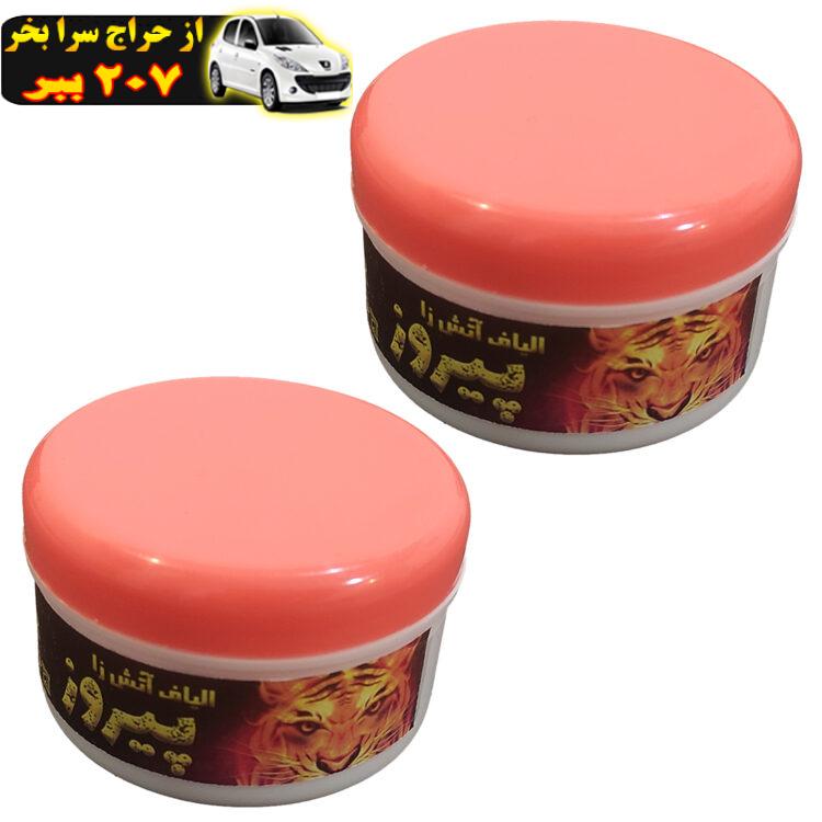 آتش زا پیروز مدل الیاف پنبه دو بسته 35 عددی