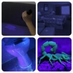 چراغ قوه UV فلیکسبل مدل UV blacklight 12LED