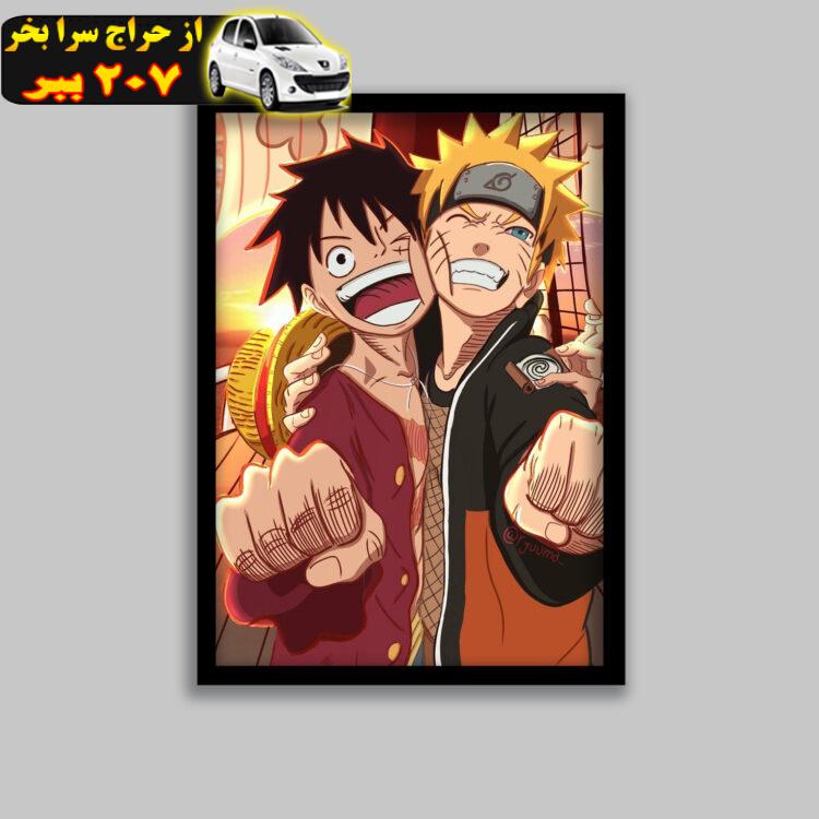 تابلو مدل انیمه وان پیس One Piece و ناروتو کد LA-G10520-2