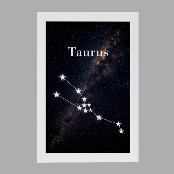 تابلو خندالو مدل دکوراتیو ماه تولد اردیبهشت Taurus کد M57 مجموعه 1 عددی