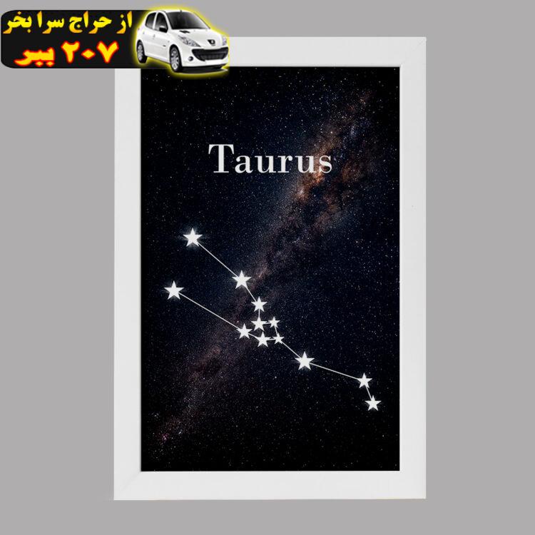 تابلو خندالو مدل دکوراتیو ماه تولد اردیبهشت Taurus کد M57 مجموعه 1 عددی