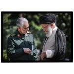 تابلو بکلیت طرح آیت الله سید علی خامنه ای و سردار حاج قاسم سلیمانی مدل B-s2071