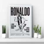 تابلو مدل رونالدو Ronaldo کدm2490-w