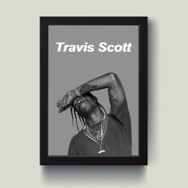 تابلو مدل تراویس اسکات Travis Scott کد m2455-b