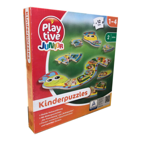 پازل آموزشی پلی تایو مدل هزار پا طرح Kinder puzzles