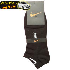 جوراب ورزشی مردانه مدل مچی کد NK-401508 رنگ مشکی