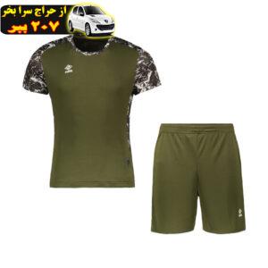 ست تی شرت و شلوارک ورزشی مردانه پانیل مدل 1110A