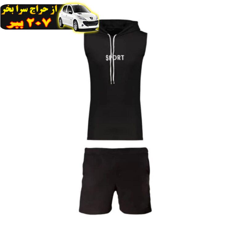 ست تاپ و شلوارک مردانه اولسون مدل sport99