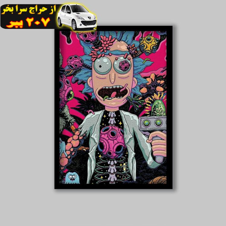 تابلو مدل ریک اند مورتی Rick and Morty کد LA-G10734-2