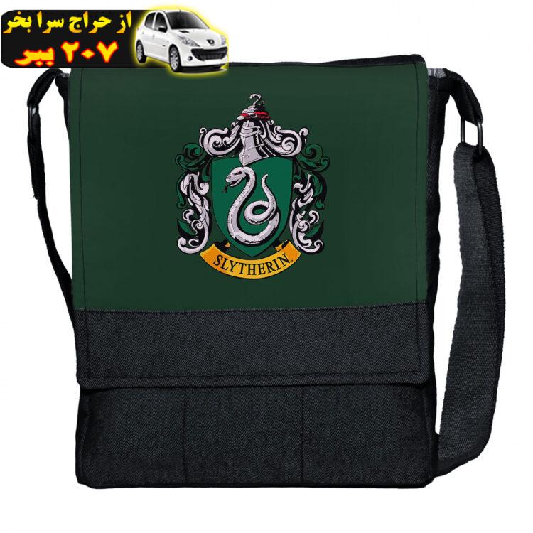 کیف رودوشی چی چاپ طرح هری پاتر کد Slytherin