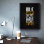 تابلو مدل Do it now انگیزشی کد m50106