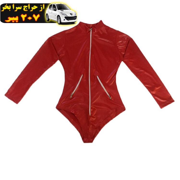 بادی آستین بلند زنانه مدل R-1622 ZIP