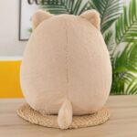 عروسک طرح گربه آوکادو مدل Kawaii Avocado Cat ارتفاع 24 سانتی‌متر