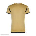 ست پیراهن و شورت ورزشی مردانه مکرون مدل نیس رنگ طلایی