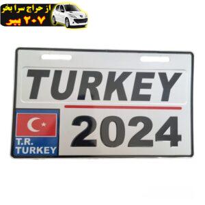 پلاک تزئینی دوچرخه طرح TURKEY