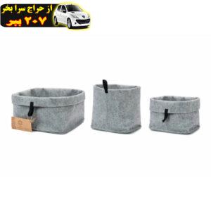 باکس نظم دهنده مدل نمدی مجموعه 3 عددی