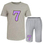 ست تی شرت و شلوارک مردانه مدل TB011 طرح7