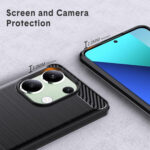 کاور گاردتک مدل Carbon Case مناسب برای گوشی موبایل شیائومی Poco M6 Pro 4G / Redmi Note 13 Pro 4G