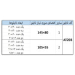 تابلو آتریسا مدل AT123 مجموعه 7 عددی