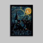 تابلو مدل هری پاتر طرح هاگوارتز Harry Potter کد LA-G10590-2